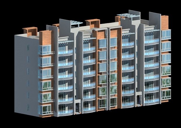 city residential garden villa office building design - 401 Modèle 3D .c4d .max .obj .3ds .fbx .stl .blend 