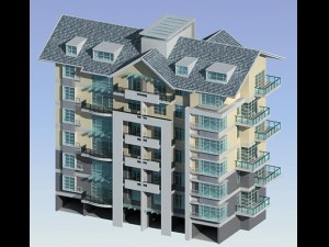 city residential garden villa office building design - 402 Modelo 3D