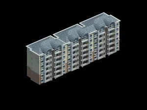 city residential garden villa office building design - 405 3D Model