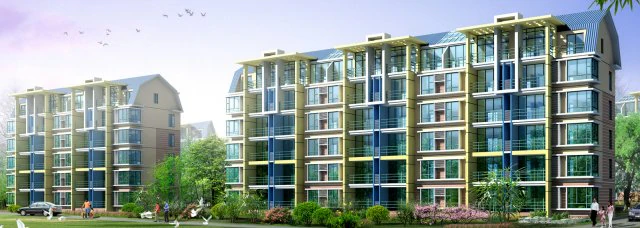 city residential garden villa office building design - 415 3D Model .c4d .max .obj .3ds .fbx .stl .blend 