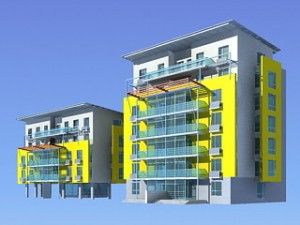 city residential garden villa office building design - 416 3D मॉडल