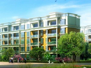 city residential garden villa office building design - 419 3D Model