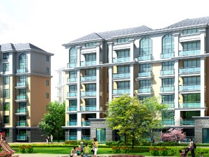 city residential garden villa office building design - 446 3D Model