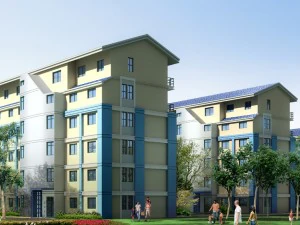 desain gedung perkantoran vila taman perumahan kota - 455 Model 3D