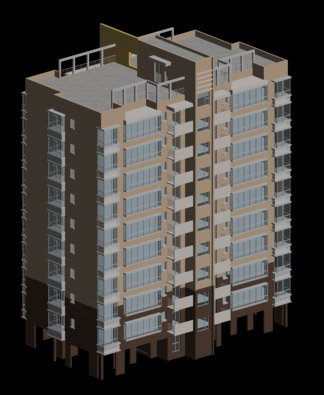 city residential garden villa office building design - 456 Modelo 3D .c4d .max .obj .3ds .fbx .stl .blend