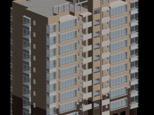city residential garden villa office building design - 456 Modèle 3D