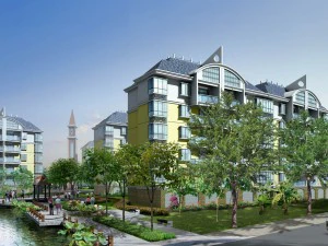 conception d'immeuble de bureaux de villa de jardin résidentiel de ville - 457 Modèle 3D