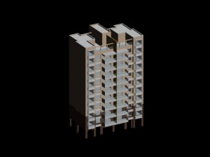 city residential garden villa office building design - 459 Modelo 3D