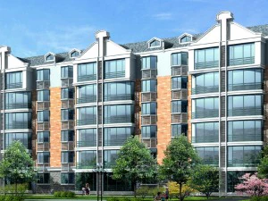 projeto de edif&iacute;cio de escrit&oacute;rios de vila de jardim residencial de cidade - 467 Modelo 3D