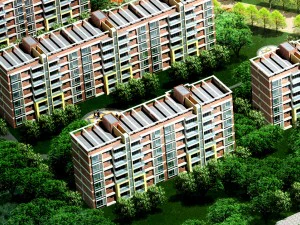 city residential garden villa office building design - 474 3D Model