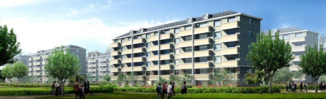 city residential garden villa office building design - 480 Modello 3D .c4d .max .obj .3ds .fbx .stl .blend 