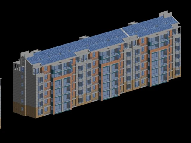 city residential garden villa office building design - 482 3D Model .c4d .max .obj .3ds .fbx .stl .blend 