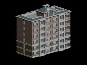 city residential garden villa office building design - 483 3D Model