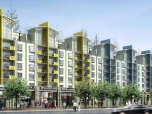 city residential garden villa office building design - 484 3D 모델