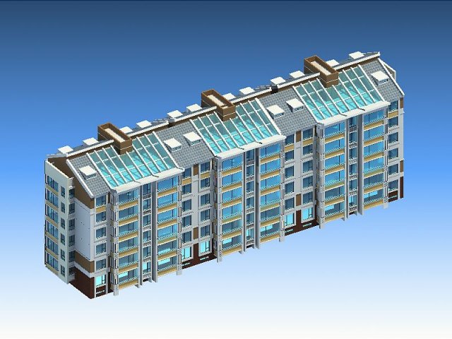 city residential garden villa office building design - 495 3D Модель .c4d .max .obj .3ds .fbx .stl .blend