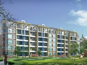 city residential garden villa office building design - 499 3D Model