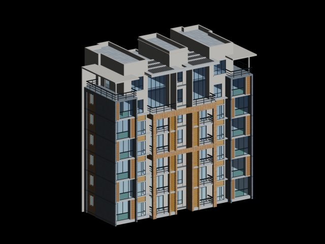 city residential garden villa office building design - 500 Modèle 3D .c4d .max .obj .3ds .fbx .stl .blend 