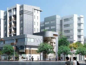 city residential garden villa office building design - 504 3D 模型
