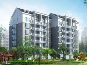 city residential garden villa office building design - 505 3D Model