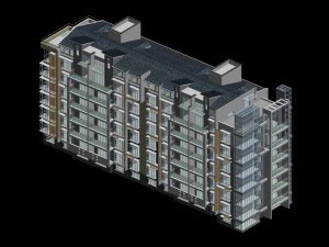 city residential garden villa office building design - 506 3D Model