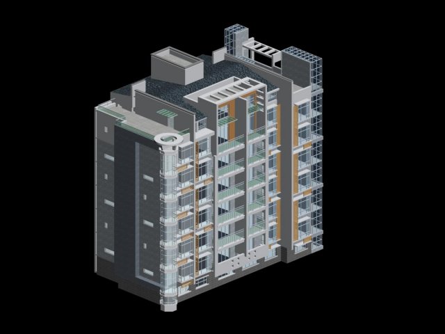 city residential garden villa office building design - 510 3D मॉडल .c4d .max .obj .3ds .fbx .stl .blend 