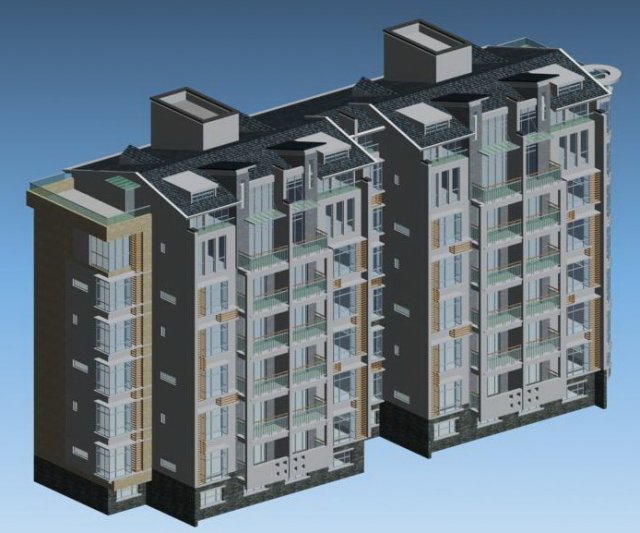 city residential garden villa office building design - 514 Modelo 3D .c4d .max .obj .3ds .fbx .stl .blend 