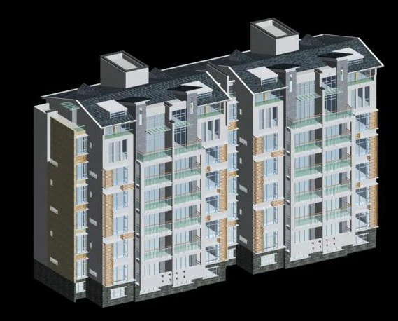 city residential garden villa office building design - 516 3D Model .c4d .max .obj .3ds .fbx .stl .blend 