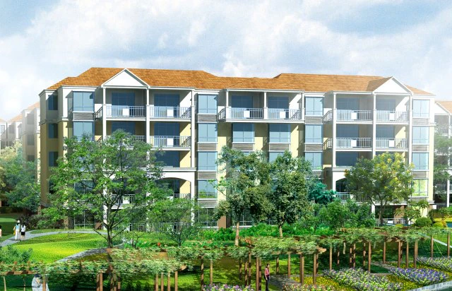 city residential garden villa office building design - 528 3D Model .c4d .max .obj .3ds .fbx .stl .blend 