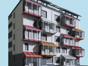 city residential garden villa office building design - 532 3D Model