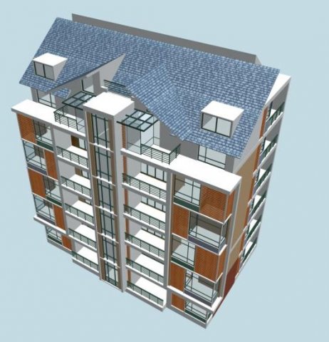 city residential garden villa office building design - 538 Modello 3D .c4d .max .obj .3ds .fbx .stl .blend 