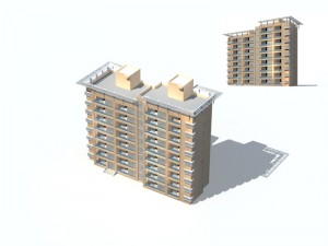 city residential garden villa office building design - 553 Modelo 3D