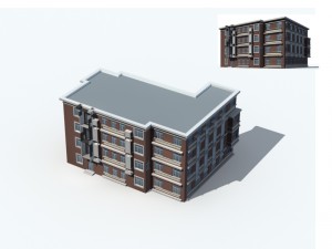 city residential garden villa office building design - 640 Modelo 3D