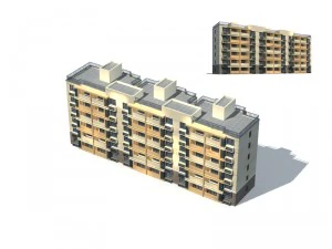 city residential garden villa office building design - 645 3D Model