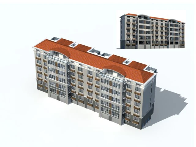 city residential garden villa office building design - 662 3D Model .c4d .max .obj .3ds .fbx .stl .blend 