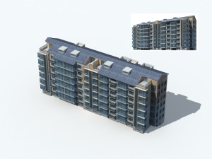 city residential garden villa office building design - 673 3D Model