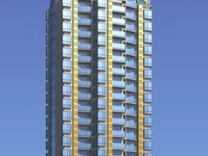 Entwurf eines st&auml;dtischen Wohngartenvilla-B&uuml;rogeb&auml;udes - 688 3D Modell