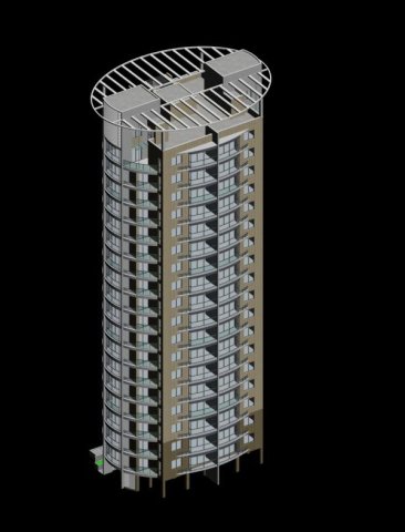 city residential garden villa office building design - 695 3D Model .c4d .max .obj .3ds .fbx .stl .blend 