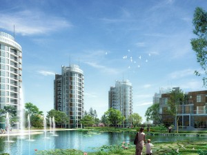 city residential garden villa office building design - 696 Modèle 3D