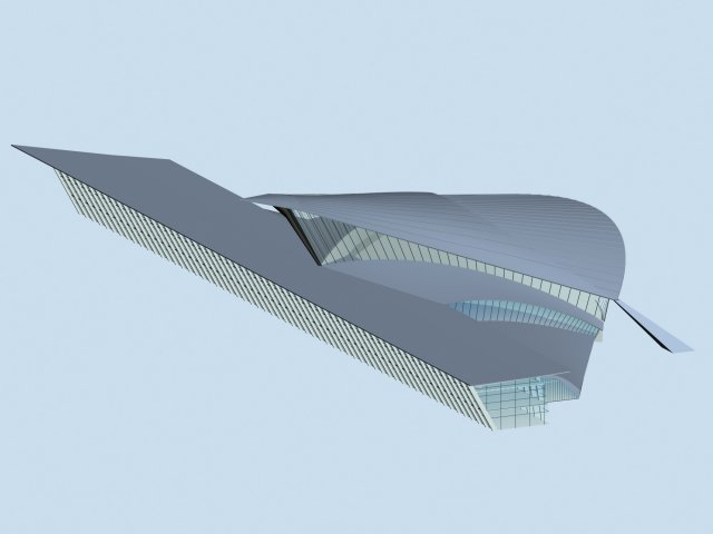 city hotel simple office building - 89 3D-Modell .c4d .max .obj .3ds .fbx .stl .blend 