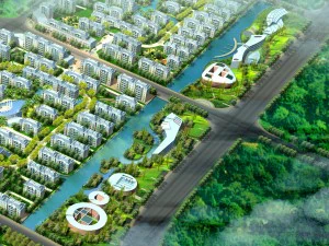 city hotel simple office building - 125 3D Model