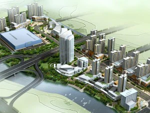 城市酒店简易办公楼 - 257 3D 模型