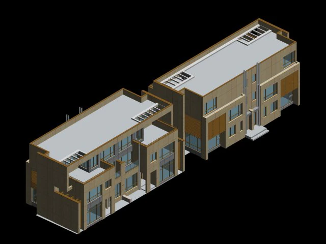 city - alone villa 1101 3D Model .c4d .max .obj .3ds .fbx .stl .blend
