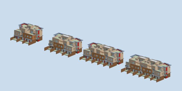 city - alone villa 1134 3D Model .c4d .max .obj .3ds .fbx .stl .blend 