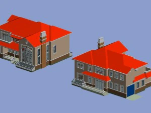 şehir - yalnız villa 1139 3D Model