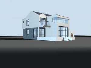 city - alone villa 1141 3D Model