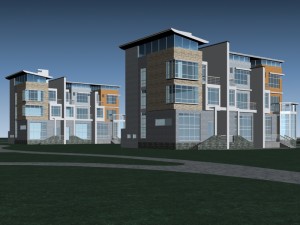 city - alone villa 1142 3D Model