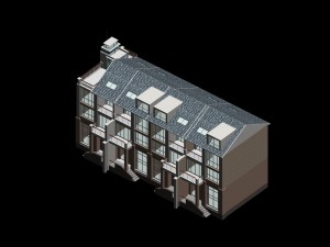city - alone villa 1144 3D Модель