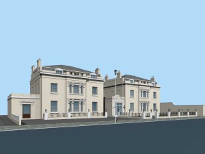 city - alone villa 1146 3D Model