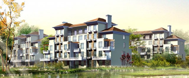 city - alone villa 1159 3D मॉडल .c4d .max .obj .3ds .fbx .stl .blend 