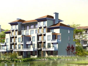 city - alone villa 1159 3D Model